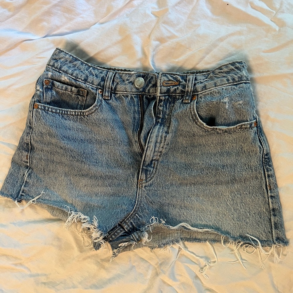 Garage jean shorts